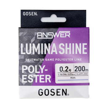 GOSEN ANSWER LUMINA SHINE JAPANISCHE POLYESTERLEINE 200m